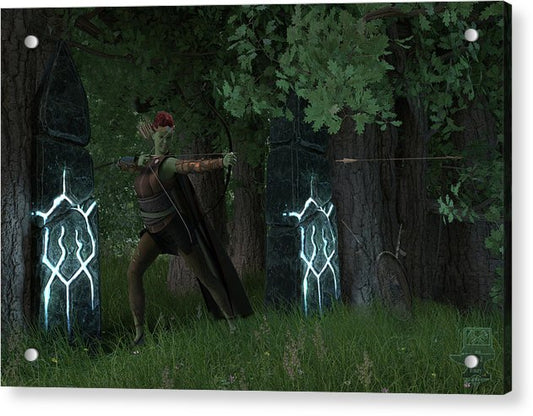 Defending the Gate - Acrylic Print