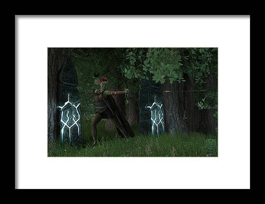 Defending the Gate - Framed Print