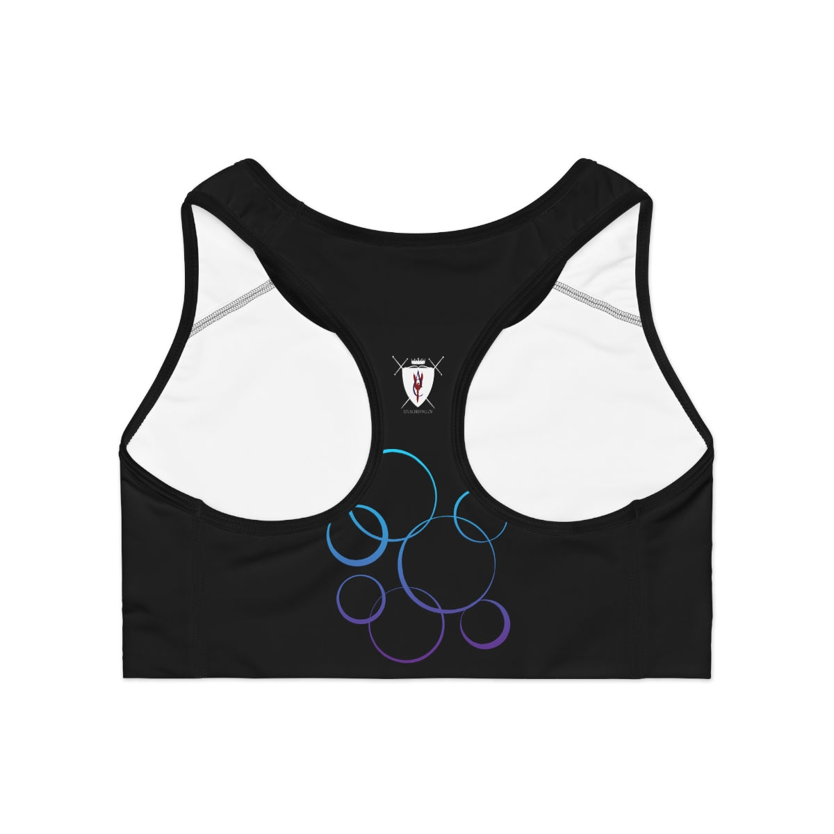 Sports Bra - Flamingo Bubbles