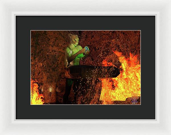 Finding the Egg - Framed Print