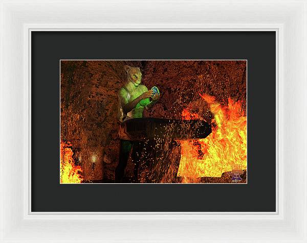 Finding the Egg - Framed Print