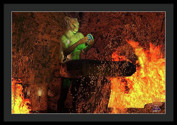 Finding the Egg - Framed Print