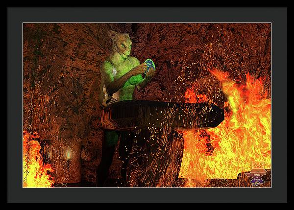 Finding the Egg - Framed Print