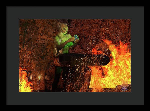 Finding the Egg - Framed Print