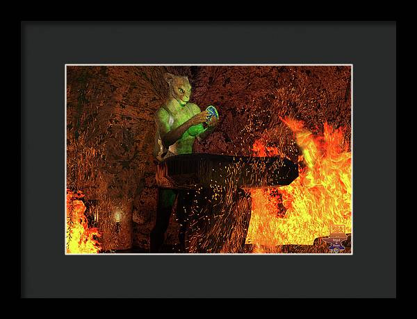 Finding the Egg - Framed Print