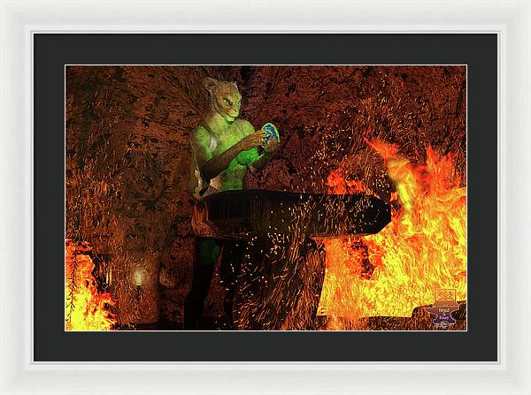 Finding the Egg - Framed Print