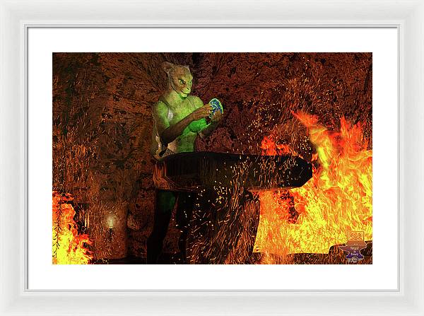 Finding the Egg - Framed Print