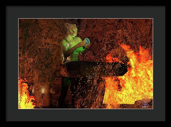 Finding the Egg - Framed Print