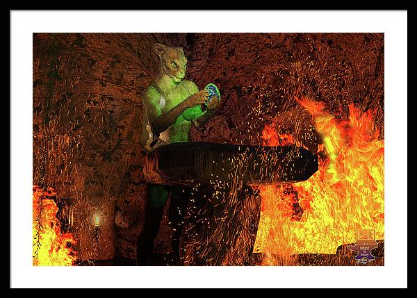 Finding the Egg - Framed Print