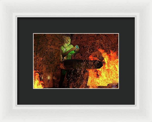 Finding the Egg - Framed Print