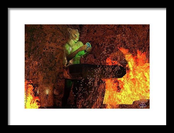 Finding the Egg - Framed Print