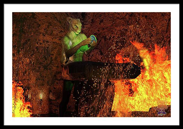 Finding the Egg - Framed Print