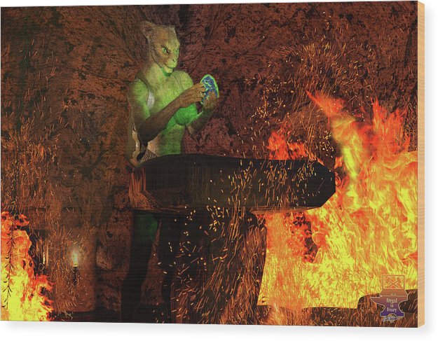 Finding the Egg - Wood Print