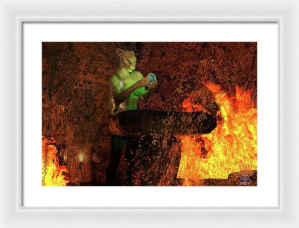 Finding the Egg - Framed Print