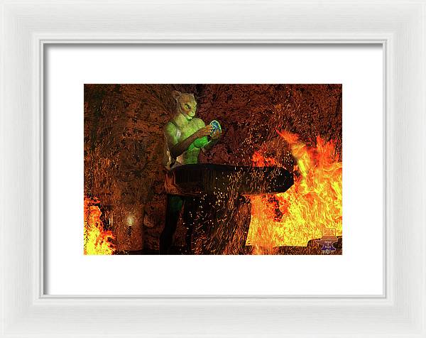 Finding the Egg - Framed Print