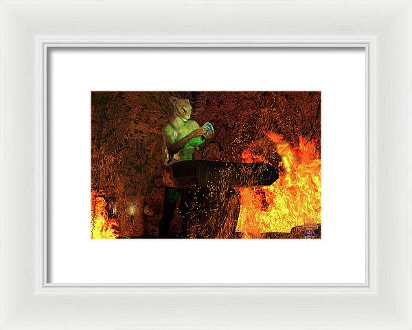 Finding the Egg - Framed Print