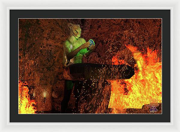 Finding the Egg - Framed Print