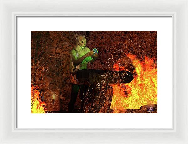 Finding the Egg - Framed Print