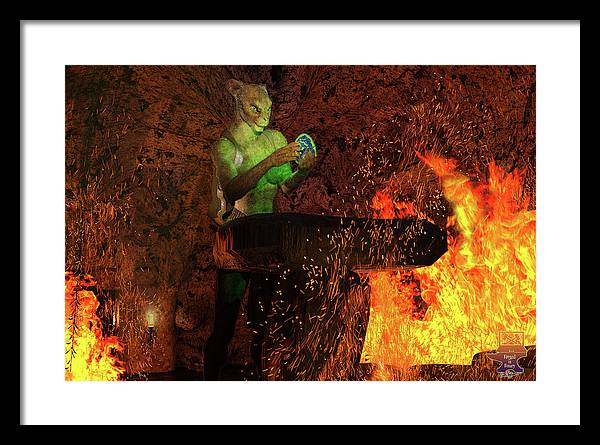 Finding the Egg - Framed Print