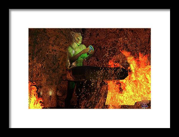 Finding the Egg - Framed Print