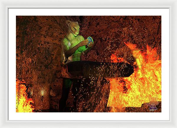 Finding the Egg - Framed Print