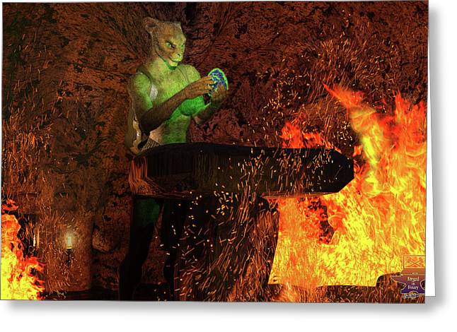 Finding the Egg - Greeting Card