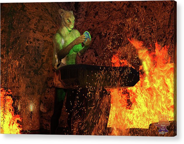 Finding the Egg - Acrylic Print