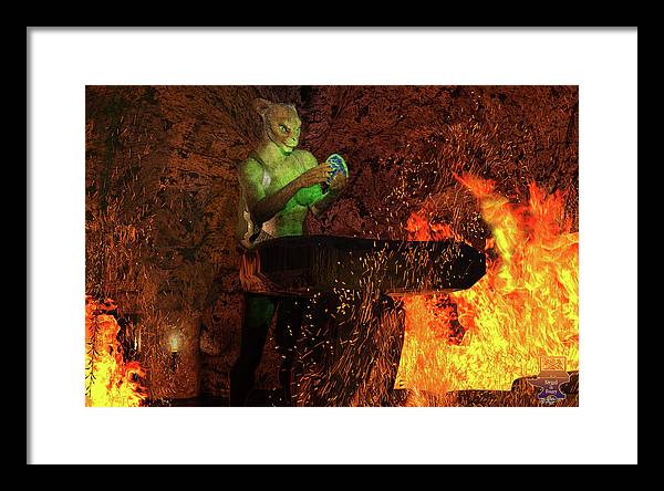 Finding the Egg - Framed Print