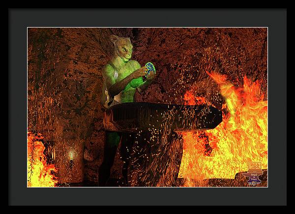 Finding the Egg - Framed Print