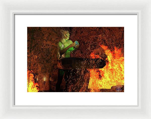 Finding the Egg - Framed Print