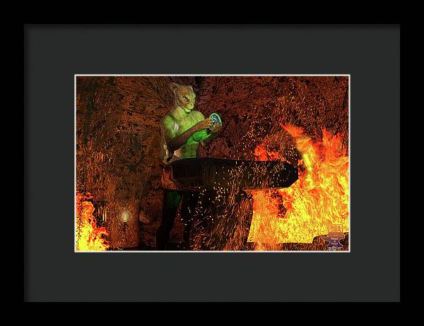 Finding the Egg - Framed Print