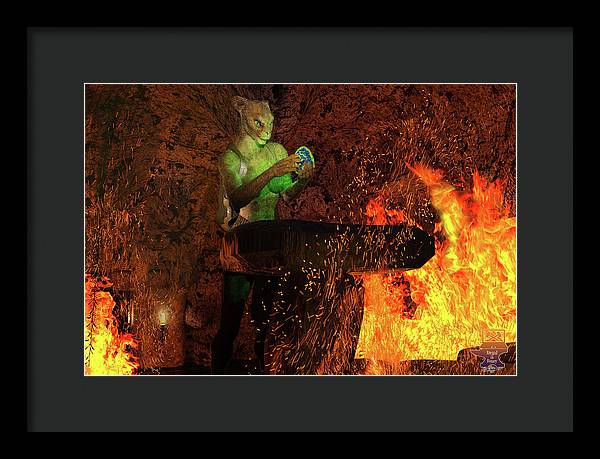 Finding the Egg - Framed Print