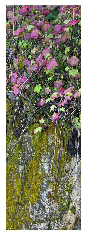 Neon Leaves No 2 - Yoga Mat