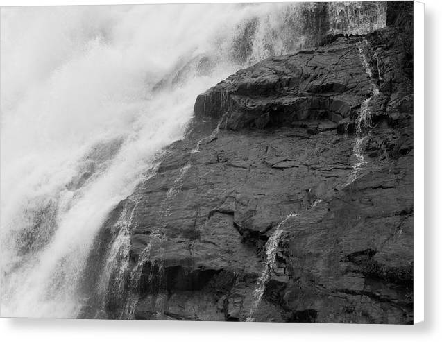 Rivulets in Gray - Canvas Print