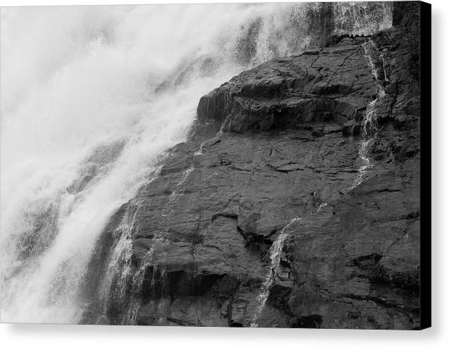 Rivulets in Gray - Canvas Print