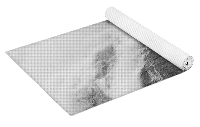 Rivulets in Gray - Yoga Mat
