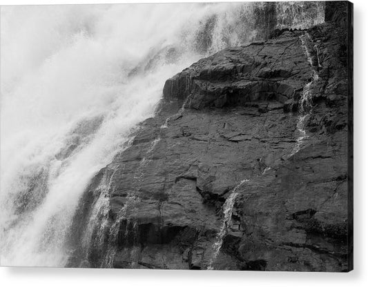 Rivulets in Gray - Acrylic Print