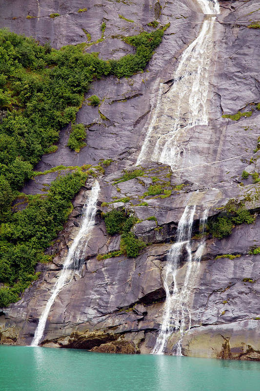 Split Sea Falls - Art Print