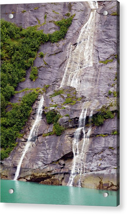 Split Sea Falls - Acrylic Print