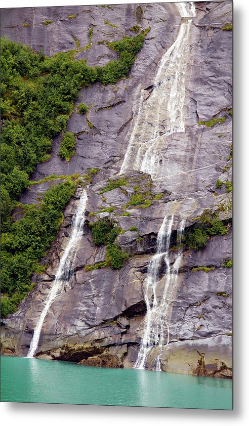 Split Sea Falls - Metal Print