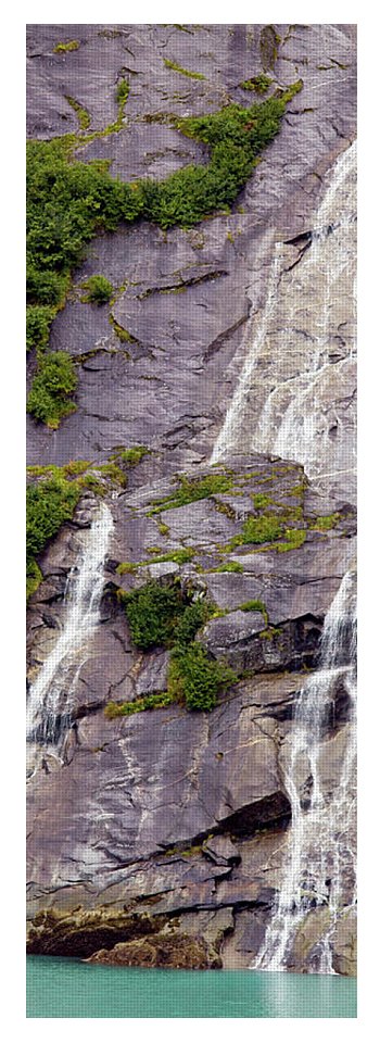 Split Sea Falls - Yoga Mat