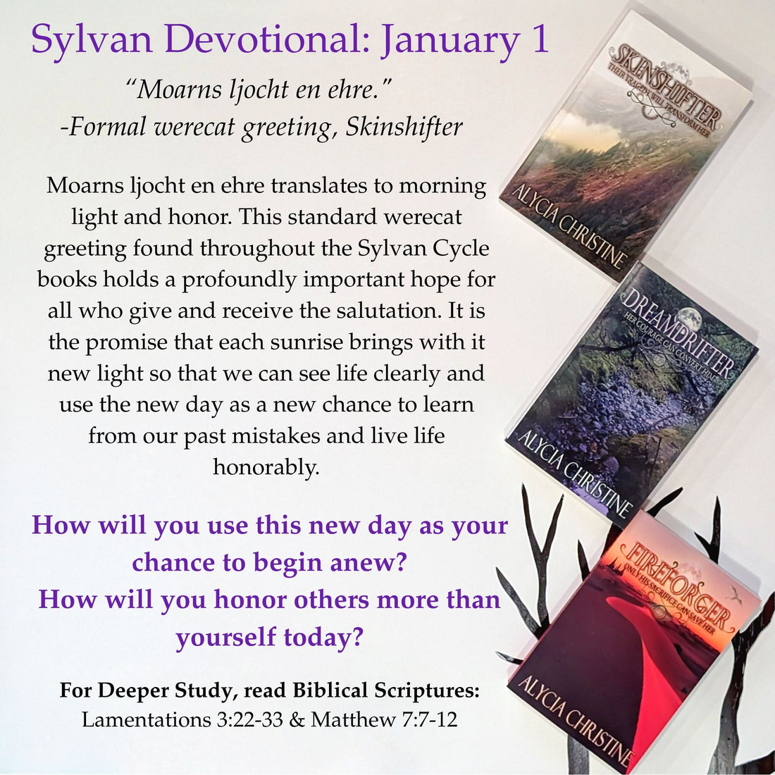 Skinshifter Daily Devotionals January 1-8