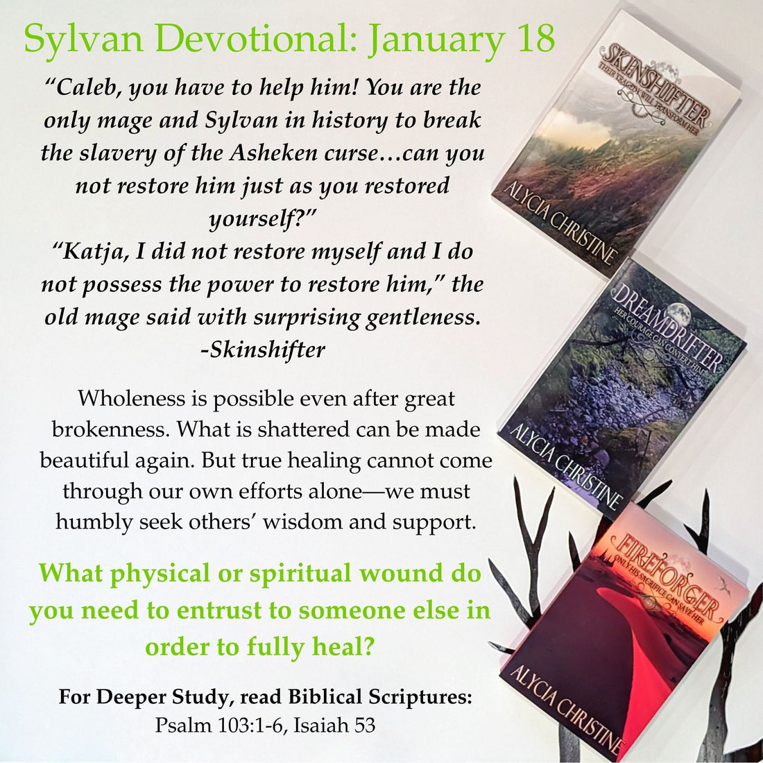 Skinshifter Daily Devotionals January 18-24