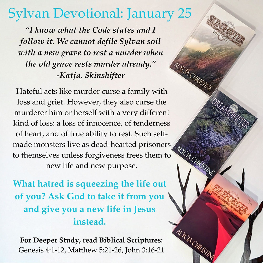 Skinshifter Daily Devotionals January 25-30