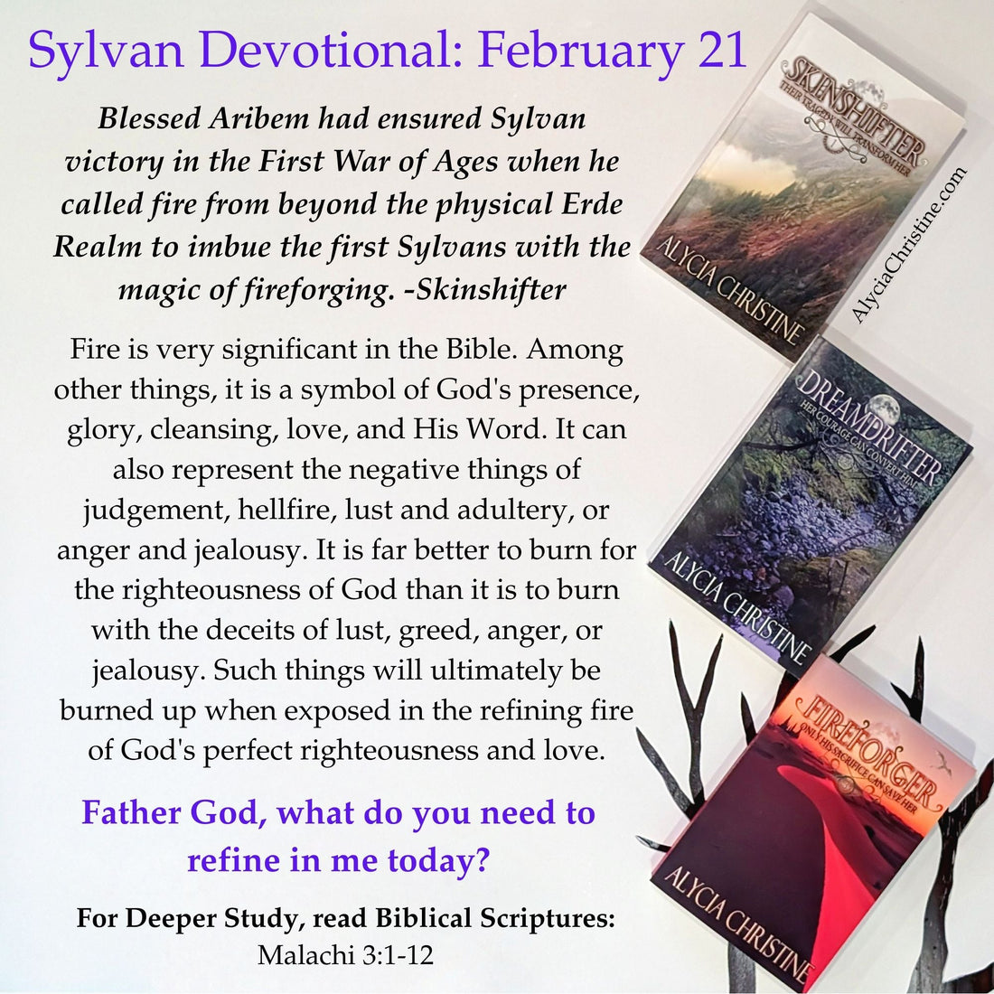 Skinshifter Daily Devotionals February 21-February 27