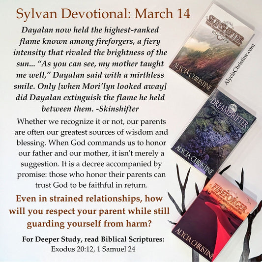 Skinshifter Daily Devotionals March 14-March 20