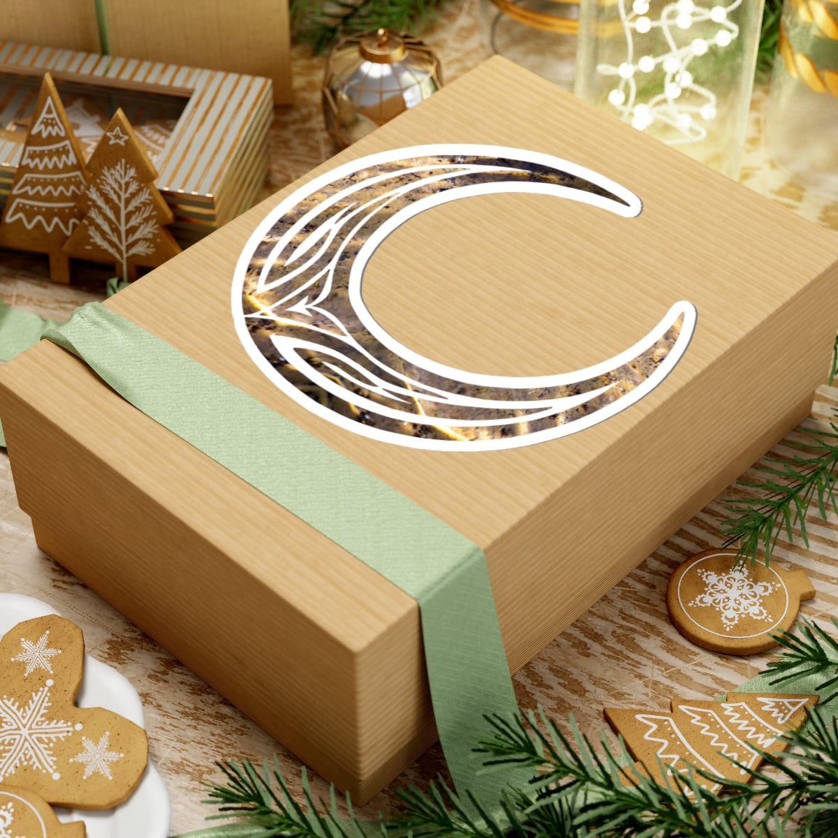 Sticker - Tribal Crescent Moon