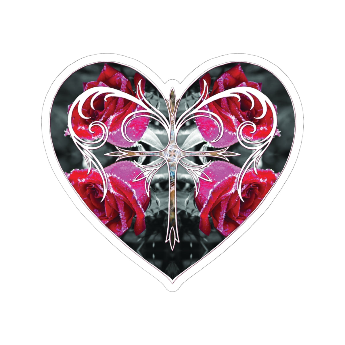 Sticker -Growth In Christ Heart