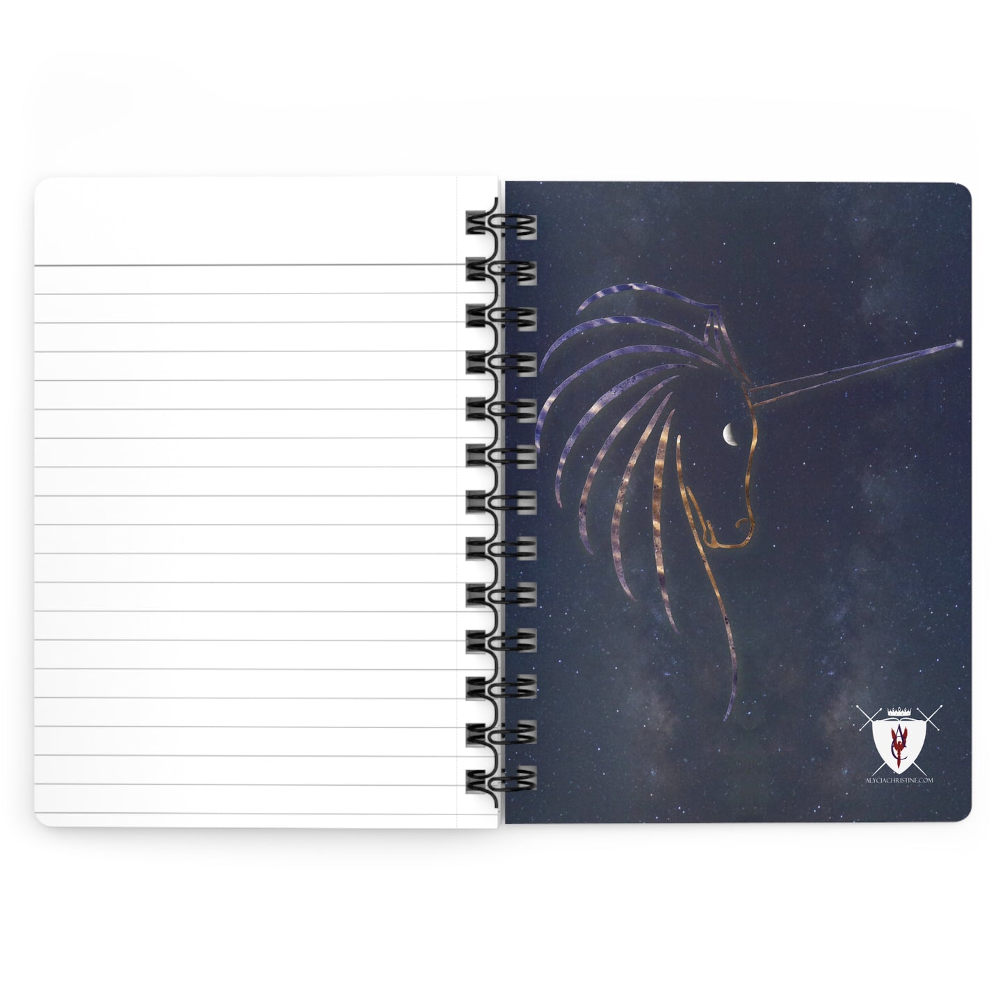 Spiral Bound Notebook - Star Unicorn