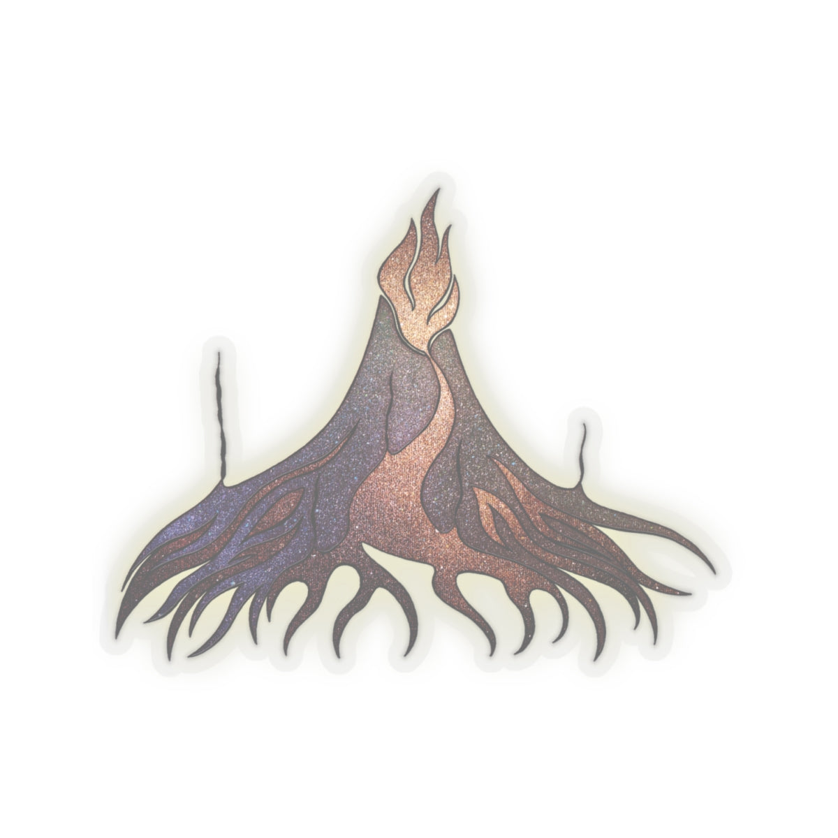 Sticker-Inferno Volcano
